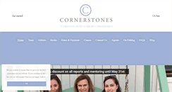 Desktop Screenshot of cornerstones.co.uk