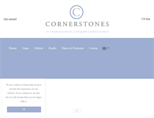 Tablet Screenshot of cornerstones.co.uk